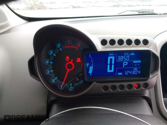2015 Chevrolet Sonic LT with VIN 1G1JC5SH7F4104412, listed as a IAAI auction lot 41737655 with 124,304 mi miles and . Bid and sale history available at DreamBid. Image 7.