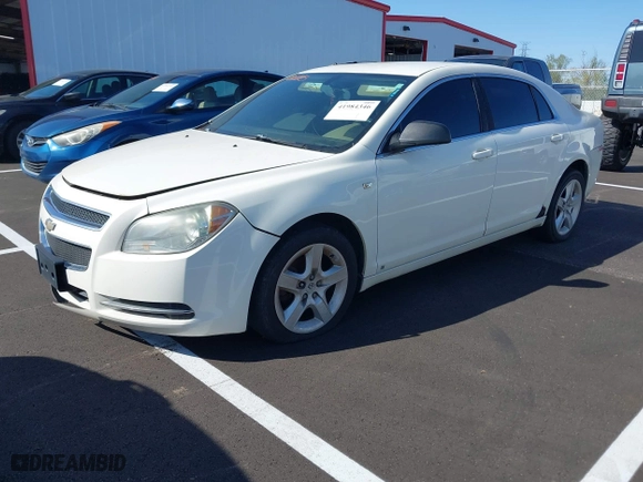 2008 Chevrolet Malibu LS w/1FL with VIN 1G1ZG57N984277731, listed as a IAAI auction lot 41984346 with 1 mi miles. Bid and sale history available at carsss.com. Image 2.