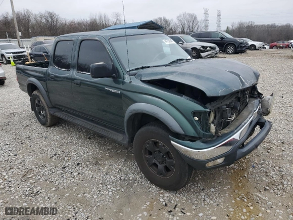2001 Toyota Tacoma with VIN 5TEHN72N21Z743234, listed as a Copart auction lot 44756945 with 0 mi miles and Salvage Title. Bid and sale history available at carsss.com. Image 4.