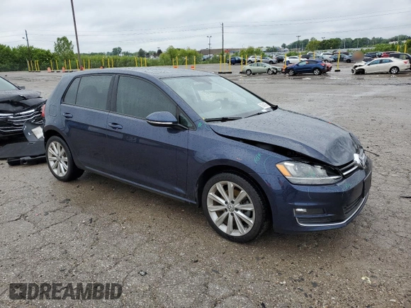 2015 Volkswagen Golf SE с VIN 3VW2A7AU4FM051228, выставлен на аукционе Copart как лот 57640765 с пробегом 86 130 миль миль и Списание • Salvage title. История ставок и продаж доступна на DreamBid. Изображение 4.