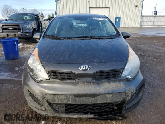 2015 Kia Rio LX with VIN KNADM5A34F6715913, listed as a Copart auction lot 46053935 with 113,123 mi miles and Clean Title. Bid and sale history available at carsss.com. Image 5.