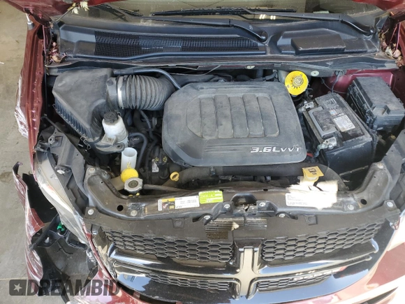 2017 Dodge Grand Caravan SE with VIN 2C4RDGBG3HR602181, listed as a Copart auction lot 52139305 with 91,172 mi miles and Non Repairable. Bid and sale history available at DreamBid. Image 12.