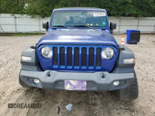 2018 Jeep Wrangler Unlimited Sport S with VIN 1C4HJXDG9JW290429, listed as a Copart auction lot 57270815 with 85,594 mi miles and Salvage title. Bid and sale history available at DreamBid. Image 5.