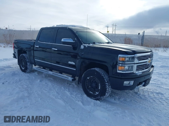 2015 Chevrolet Silverado 1500 High Country with VIN 3GCUKTEC0FG148198, listed as a IAAI auction lot 41493933 with 164,453 mi miles and . Bid and sale history available at DreamBid. Image 1.