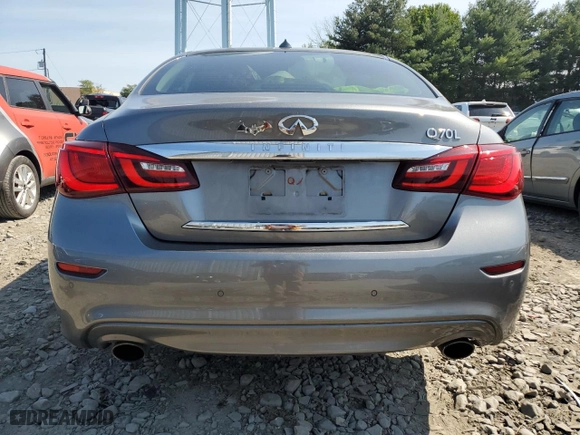 2015 Infiniti Q70L with VIN JN1BY1PP0FM601763, listed as a Copart auction lot 69927084 with 88,571 mi miles and Salvage Title. Bid and sale history available at carsss.com. Image 6.