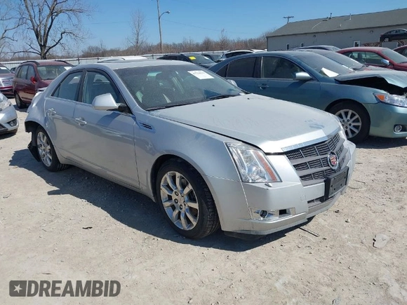 2009 Cadillac CTS AWD w/1SA with VIN 1G6DH577190106497, listed as a IAAI auction lot 41754632 with 86,392 mi miles. Bid and sale history available at carsss.com. Image 1.