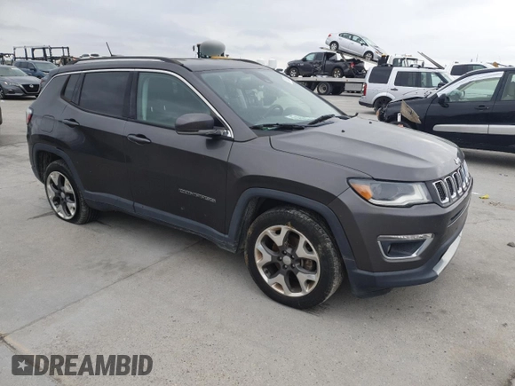 2018 Jeep Compass Limited with VIN 3C4NJCCB9JT406574, listed as a Copart auction lot 51063875 with 110,779 mi miles and Salvage Title. Bid and sale history available at carsss.com. Image 4.