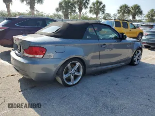2010 BMW 1 Series 135i with VIN WBAUN9C5XAVK41340, listed as a Copart auction lot 52394575 with Not provided miles and Salvage title. Bid and sale history available at DreamBid. Image 3.