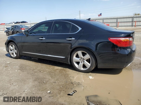 2010 Lexus LS 460 with VIN JTHBL5EF0A5094443, listed as a Copart auction lot 48040905 with 175,415 mi miles and Salvage Title. Bid and sale history available at carsss.com. Image 2.