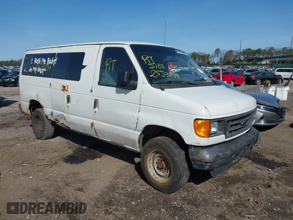 2006 Ford Econoline Cargo with VIN 1FTSE34L16DB26658, listed as a IAAI auction lot 41922999 with Not Provided miles. Bid and sale history available at carsss.com. Image 1.