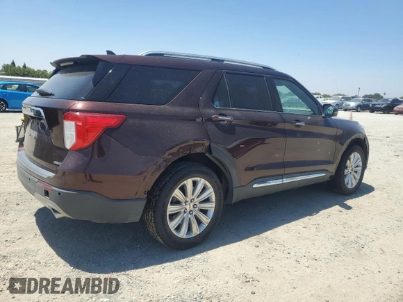 2020 Ford Explorer Limited z VIN 1FM5K8FW1LGA00705, wystawiony jako Copart lot #64450035 z przebiegiem 41 952 mil mil oraz Szkoda całkowita • Salvage title. Historia ofert i sprzedaży dostępna na DreamBid. Obrazek 3.