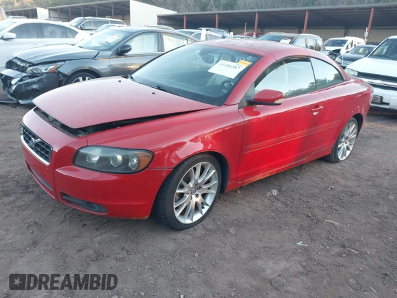 2006 Volvo C70 with VIN YV1MC68266J004309, listed as a IAAI auction lot 41156587 with 48,258 mi miles. Bid and sale history available at carsss.com. Image 2.