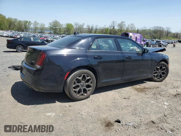 2018 Chrysler 300 with VIN 2C3CCAGG0JH165710, listed as a Copart auction lot 54843715 with 74,087 mi miles and Salvage Title. Bid and sale history available at carsss.com. Image 3.