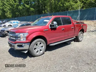 2019 Ford F-150 XL with VIN 1FTFW1E42KKE96162, listed as a Copart auction lot 64193075 with 97,356 mi miles and Salvage title. Bid and sale history available at DreamBid. Image 1.