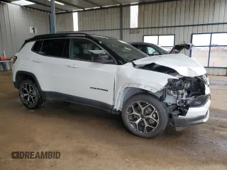 2025 Jeep Compass Limited with VIN 3C4NJDCN0ST593611, listed as a Copart auction lot 62149605 with 1,765 mi miles and Clean title. Bid and sale history available at DreamBid. Image 4.