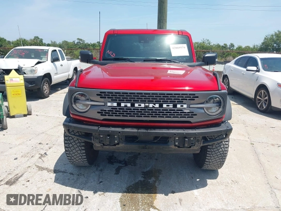 2024 Ford Bronco Badlands with VIN 1FMEE9BP0RLA41564, listed as a IAAI auction lot 42069579 with 3,681 mi miles and . Bid and sale history available at DreamBid. Image 13.