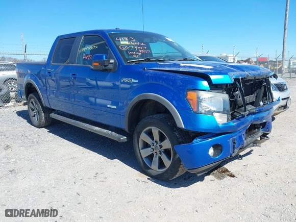 2014 Ford F-150 XL with VIN 1FTFW1ET9EKF36250, listed as a IAAI auction lot 41832642 with 115,654 mi miles. Bid and sale history available at carsss.com. Image 1.