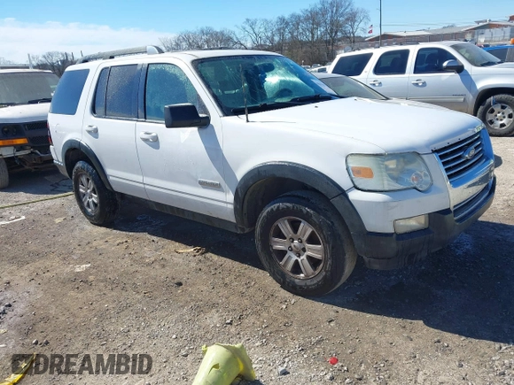 2007 Ford Explorer XLT with VIN 1FMEU63EX7UB18883, listed as a IAAI auction lot 41659489 with 191,892 mi miles. Bid and sale history available at carsss.com. Image 1.