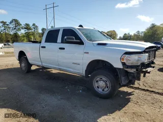 2022 Ram 2500 Tradesman with VIN 3C6UR5HJXNG191955, listed as a Copart auction lot 53498065 with 180,150 mi miles and Salvage Title. Bid and sale history available at carsss.com. Image 4.