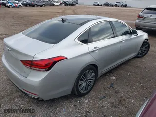 2018 Genesis G80 3.8L with VIN KMHGN4JE6JU235820, listed as a IAAI auction lot 41134806 with 83,605 mi miles. Bid and sale history available at carsss.com. Image 4.