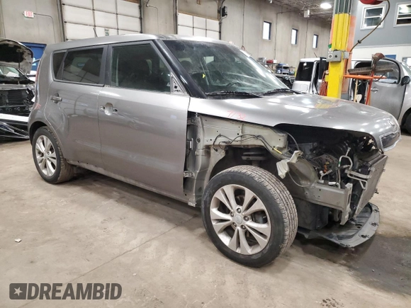 2015 Kia Soul + with VIN KNDJP3A55F7193547, listed as a Copart auction lot 46675965 with 113,895 mi miles and Salvage Title. Bid and sale history available at carsss.com. Image 4.