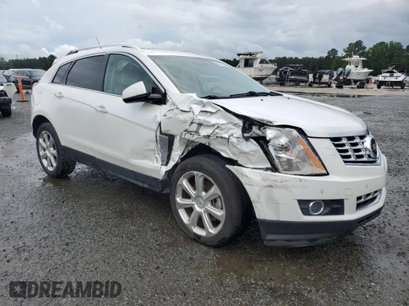 2013 Cadillac SRX Premium Collection with VIN 3GYFNEE32DS644426, listed as a Copart auction lot 59775625 with 106,240 mi miles and Salvage title. Bid and sale history available at DreamBid. Image 4.