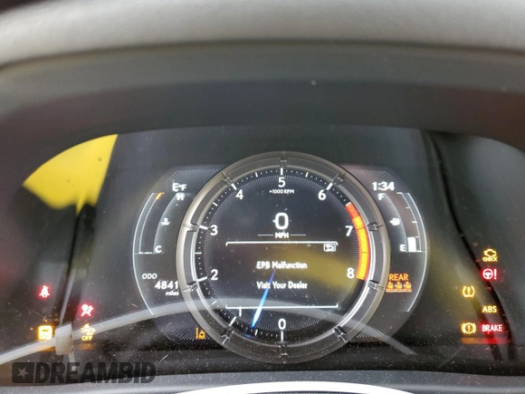 2022 Lexus UX with VIN JTHE3JBH7N2049826, listed as a Copart auction lot 72882992 with 4,841 mi miles. Bid and sale history available at carsss.com. Image 9.