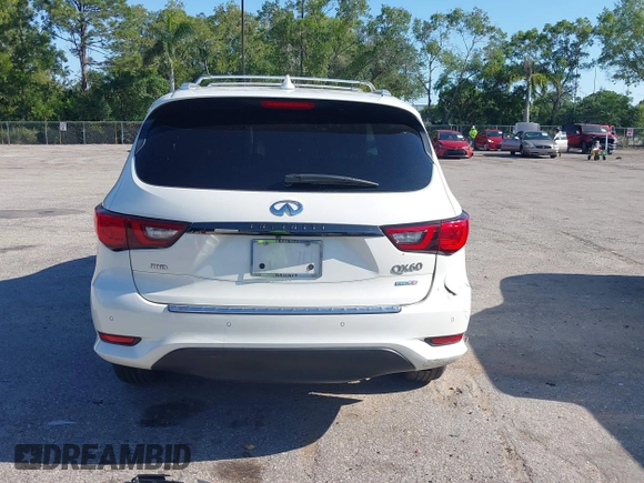 2020 Infiniti QX60 Luxe with VIN 5N1DL0MM3LC526479, listed as a IAAI auction lot 42044109 with 84,010 mi miles and . Bid and sale history available at DreamBid. Image 17.