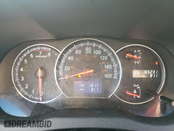 2010 Nissan Maxima SV с VIN 1N4AA5AP8AC836915, выставлен на аукционе Copart как лот 60910915 с пробегом 165 231 миль миль и Чистый • Clean title. История ставок и продаж доступна на DreamBid. Изображение 9.