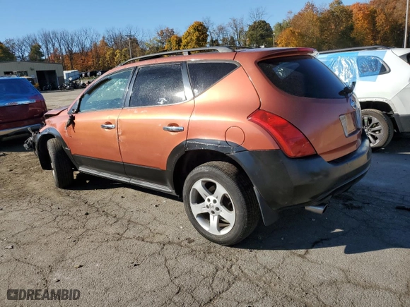 2003 Nissan Murano SE with VIN JN8AZ08W93W217183, listed as a Copart auction lot 77698384 with 0 mi miles and Salvage Title. Bid and sale history available at carsss.com. Image 2.