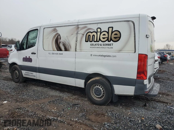 2021 Mercedes-Benz Sprinter Cargo with VIN W1Y4EBHY6MT069607, listed as a Copart auction lot 85553964 with Not Provided miles and Salvage Title. Bid and sale history available at carsss.com. Image 2.