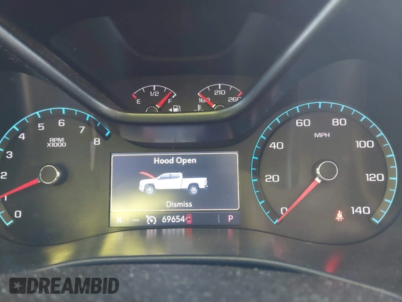 2019 GMC Canyon 4WD Denali with VIN 1GTG6EEN1K1123933, listed as a IAAI auction lot 41663466 with 69,654 mi miles. Bid and sale history available at carsss.com. Image 7.