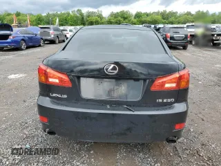 2006 Lexus IS 250 with VIN JTHBK262262016946, listed as a Copart auction lot 58271605 with 110,555 mi miles and Clean title. Bid and sale history available at DreamBid. Image 6.