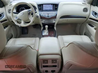 2013 Infiniti JX35 with VIN 5N1AL0MMXDC306745, listed as a Copart auction lot 74531614 with 132,460 mi miles and Salvage Title. Bid and sale history available at carsss.com. Image 8.