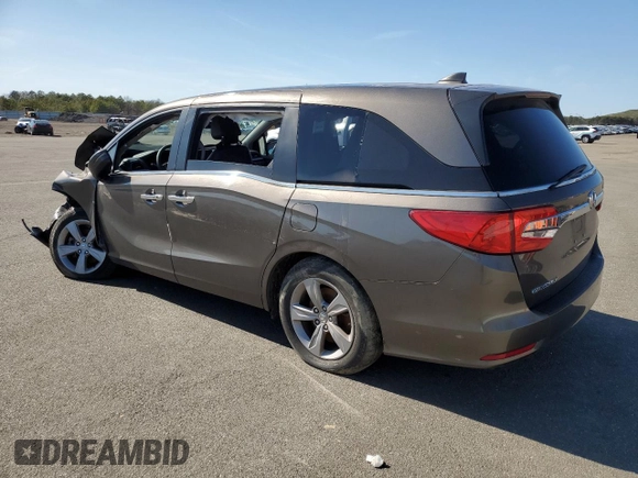 2020 Honda Odyssey EX-L with VIN 5FNRL6H70LB070221, listed as a Copart auction lot 53074615 with Not Provided miles and Salvage Title. Bid and sale history available at carsss.com. Image 2.