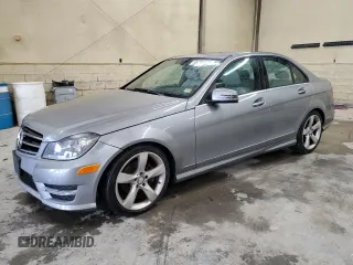 2014 Mercedes-Benz C 250 Sport with VIN WDDGF4HB5EA967155, listed as a Copart auction lot 58769135 with 103,055 mi miles and Clean title. Bid and sale history available at DreamBid. Image 1.