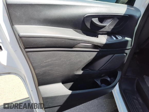 2018 Mercedes-Benz Metris Cargo with VIN WD3PG2EA5J3362911, listed as a IAAI auction lot 42587645 with 129,869 mi miles and . Bid and sale history available at DreamBid. Image 24.