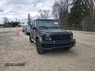 2024 Mercedes-Benz G 63 AMG with VIN W1NYC7HJ0RX504884, listed as a Copart auction lot 50609385 with 3,591 mi miles and Salvage Title. Bid and sale history available at DreamBid. Image 12.