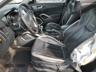 2014 Hyundai Veloster Turbo with VIN KMHTC6AE5EU192450, listed as a Copart auction lot 46079985 with 248,843 mi miles and Salvage Title. Bid and sale history available at carsss.com. Image 7.