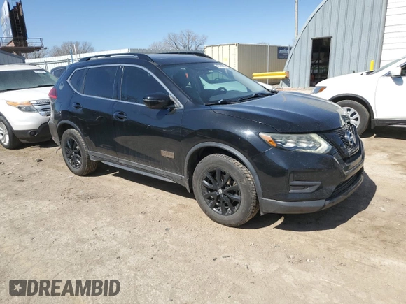 2017 Nissan Rogue SL with VIN 5N1AT2MV4HC758023, listed as a Copart auction lot 48756585 with 176,000 mi miles and Salvage Title. Bid and sale history available at carsss.com. Image 4.