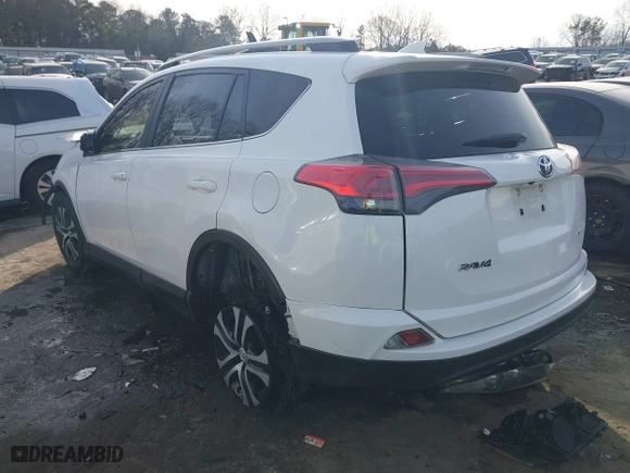 2017 Toyota RAV4 LE with VIN JTMZFREV8HJ721753, listed as a IAAI auction lot 41286036 with 119,246 mi miles. Bid and sale history available at carsss.com. Image 3.