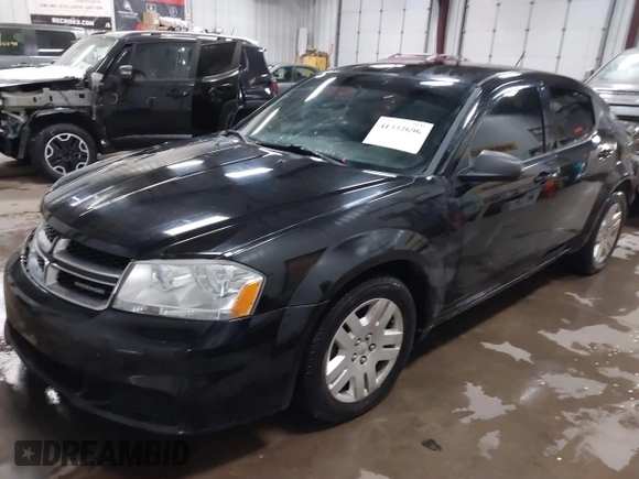 2012 Dodge Avenger SE with VIN 1C3CDZAB7CN115308, listed as a IAAI auction lot 41332696 with 84,006 mi miles and . Bid and sale history available at DreamBid. Image 17.
