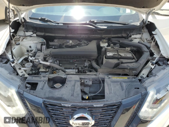 2017 Nissan Rogue S with VIN 5N1AT2MT3HC771845, listed as a Copart auction lot 58642604 with 75,773 mi miles and Salvage Title. Bid and sale history available at carsss.com. Image 12.