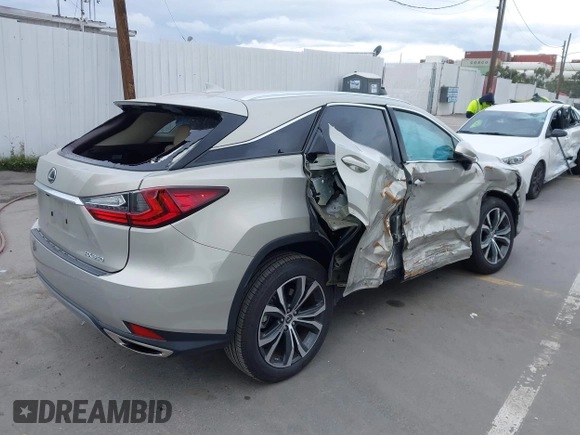 2020 Lexus RX with VIN 2T2HZMAA0LC166189, listed as a IAAI auction lot 41778489 with 49,408 mi miles. Bid and sale history available at carsss.com. Image 4.