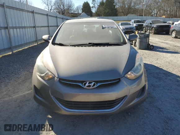 2011 Hyundai Elantra Limited with VIN 5NPDH4AE9BH028414, listed as a Copart auction lot 87809005 with 160,822 mi miles and Salvage title. Bid and sale history available at DreamBid. Image 5.