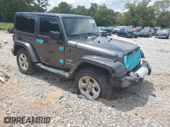 2014 Jeep Wrangler Sahara with VIN 1C4AJWBG8EL248291, listed as a Copart auction lot 60611345 with 84,777 mi miles and Salvage title. Bid and sale history available at DreamBid. Image 4.