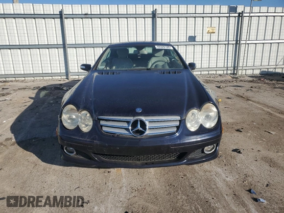 2007 Mercedes-Benz SL 550 with VIN WDBSK71F07F128601, listed as a Copart auction lot 49328185 with Not provided miles and Clean title. Bid and sale history available at DreamBid. Image 5.