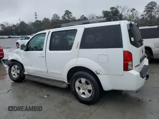 2005 Nissan Pathfinder SE with VIN 5N1AR18U25C739475, listed as a Copart auction lot 48343425 with 257,756 mi miles and Salvage Title. Bid and sale history available at carsss.com. Image 2.