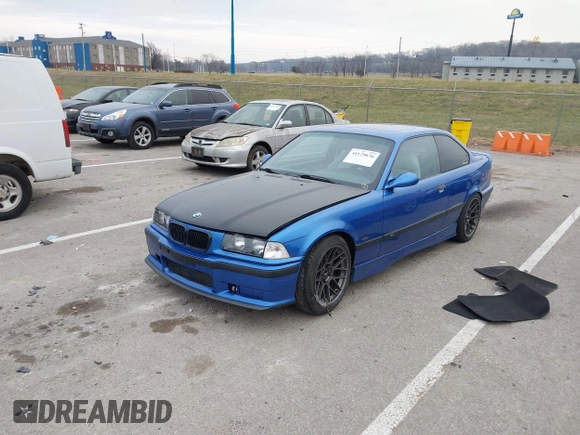 1999 BMW 3 Series M3 with VIN WBSBG9336XEY80979, listed as a IAAI auction lot 41179676 with 262,233 mi miles. Bid and sale history available at carsss.com. Image 17.