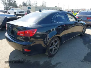 2007 Lexus IS 250 with VIN JTHBK262672056822, listed as a IAAI auction lot 42014362 with 125,375 mi miles and . Bid and sale history available at DreamBid. Image 4.